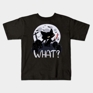 Psycho Cat Kids T-Shirt